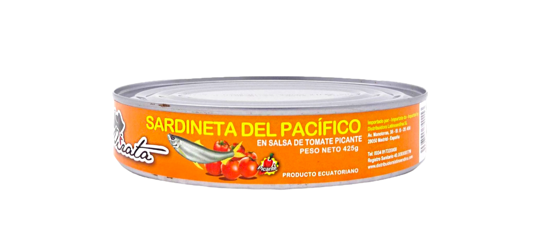 Sardina en salsa de tomate picante El Pirata 425 g