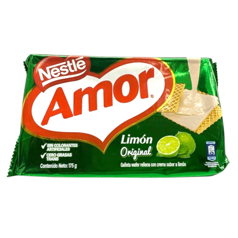 Amor Wafer Lemon Cookies 100g - Latin Flavors