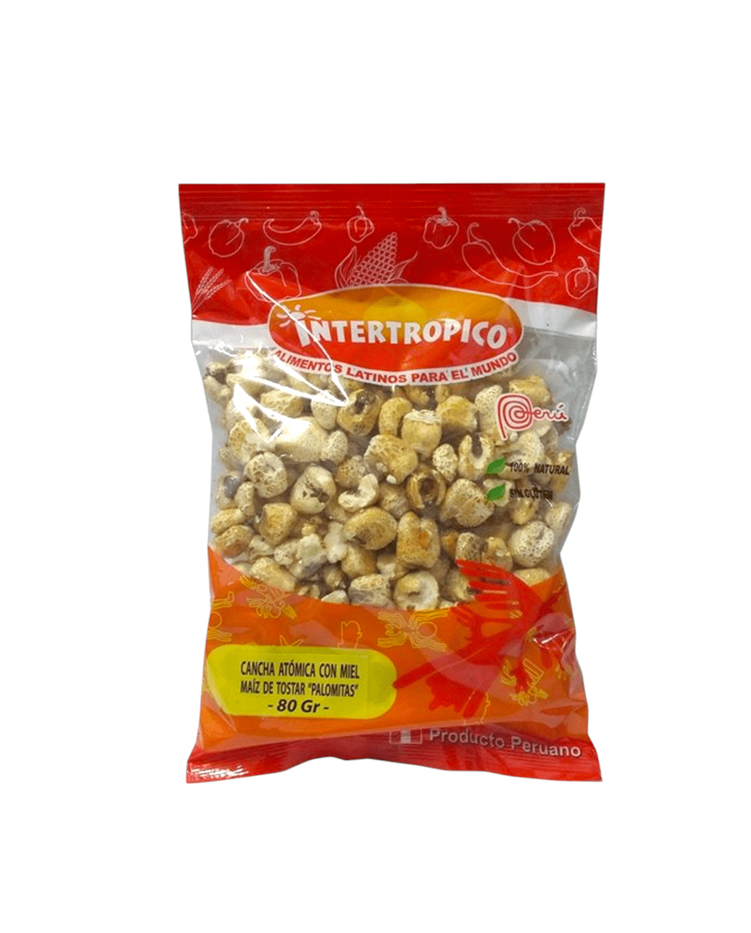 Corn Cancha with honey Intertropico 80g - Latin Flavors