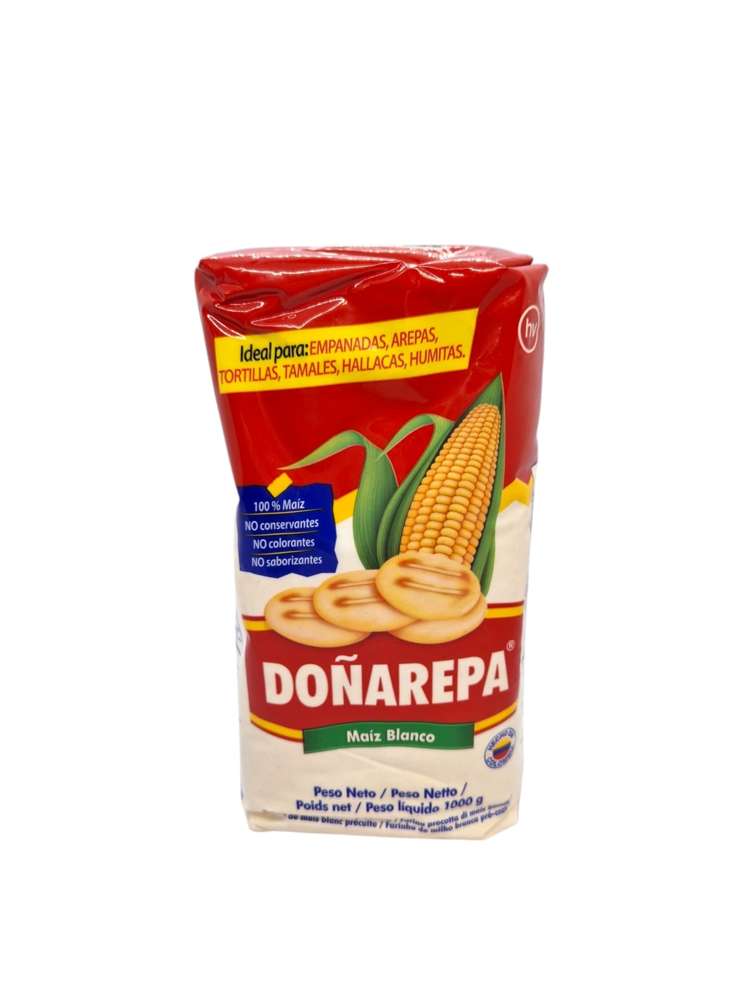 Donarepa Precooked White Corn Meal 1 kg - Latin Flavors