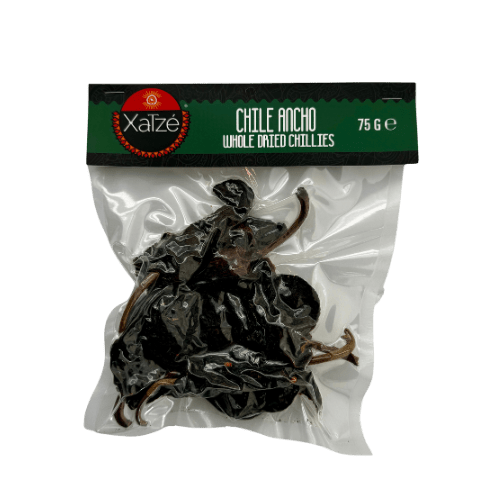 Dried chili Ancho Xatze 75 g - Latin Flavors