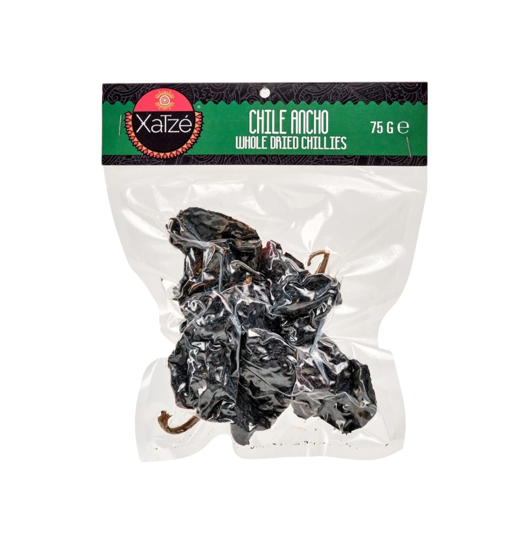 Dried chili Ancho Xatze 75 g - Latin Flavors