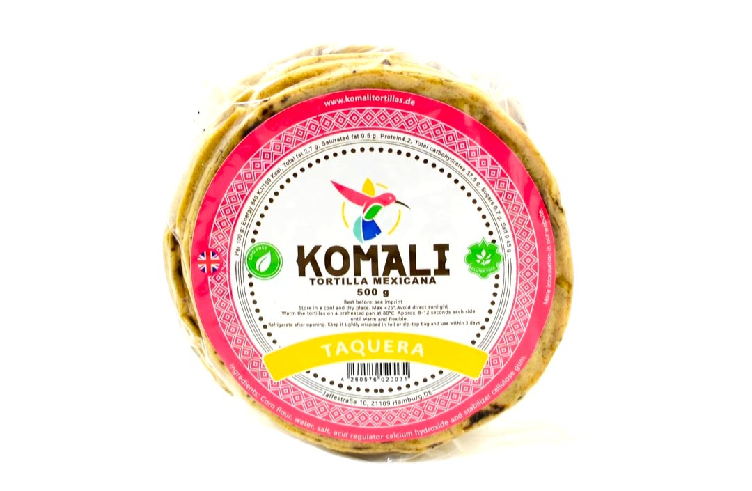 KOMALI Corn Tortilla 500 g 12 CM - Latin Flavors