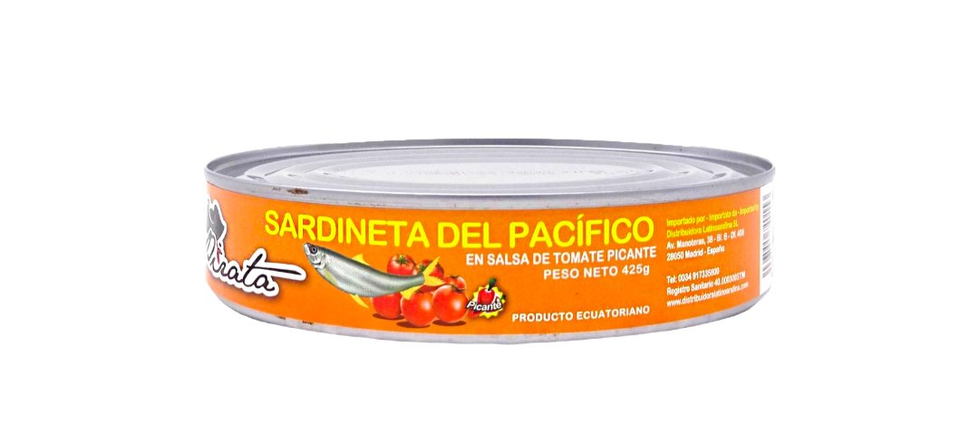 Sardine in spicy tomato sauce El Pirata 425 g - Latin Flavors